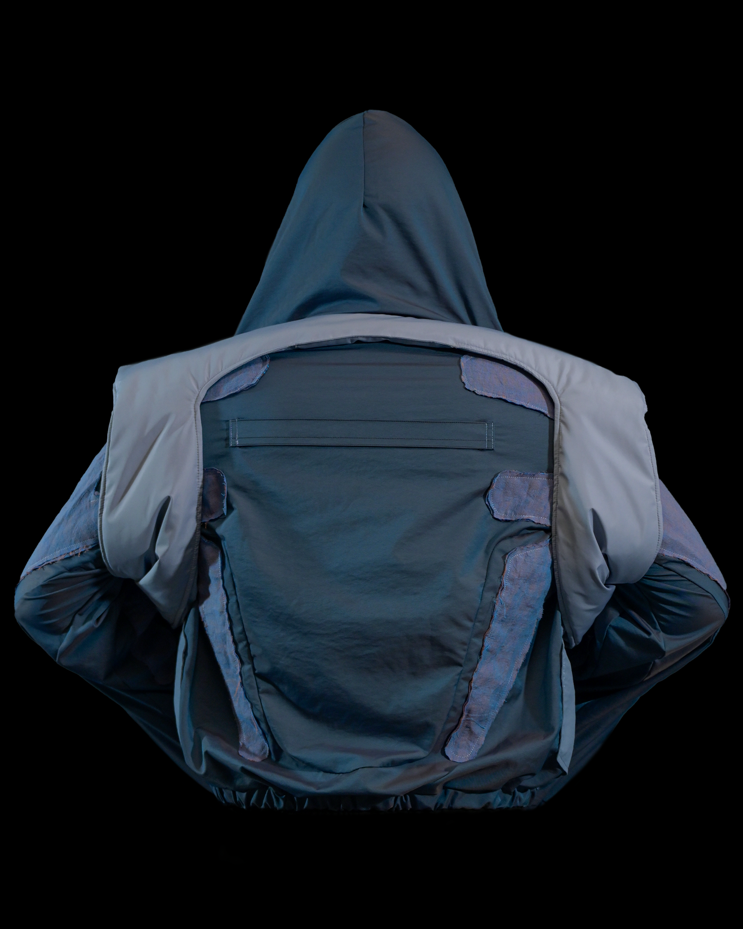 alien extraterrestrial ufo archive clothing experimental jacket, back view