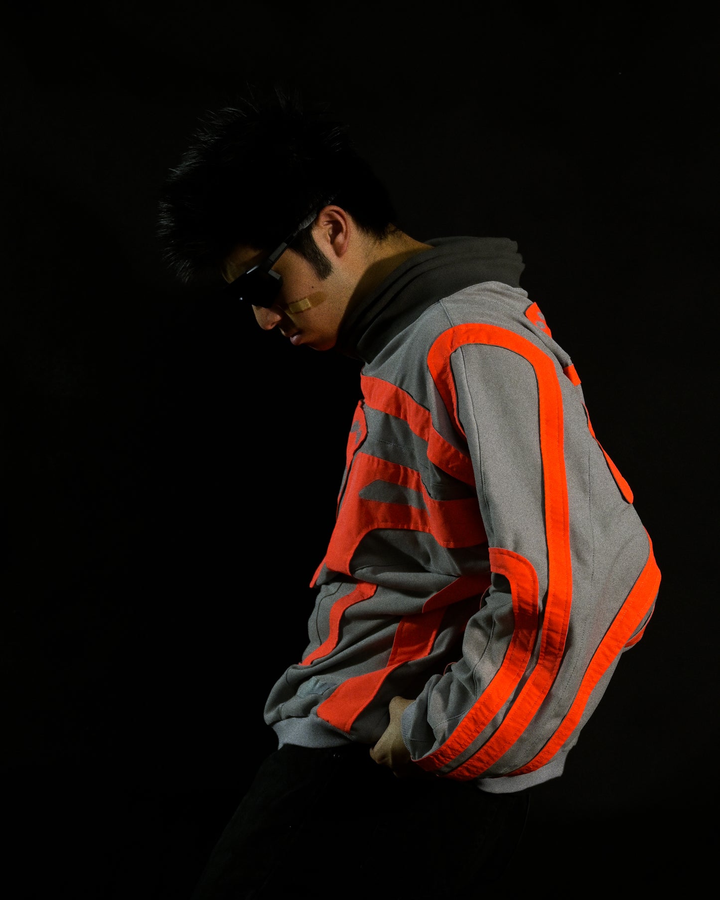 alien high fashion luxury extraterrestrial ufo long sleeve, side model view