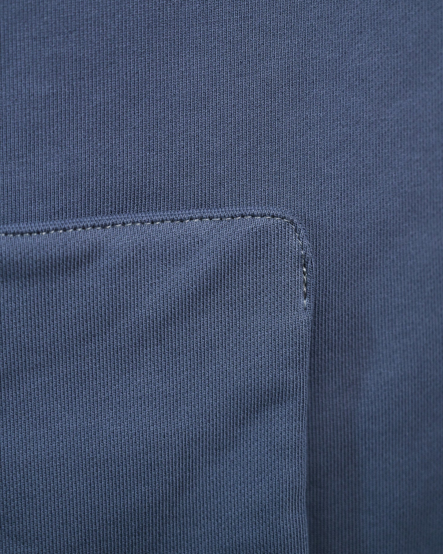 blue galactic space heavyweight blank hoodie, front pocket view
