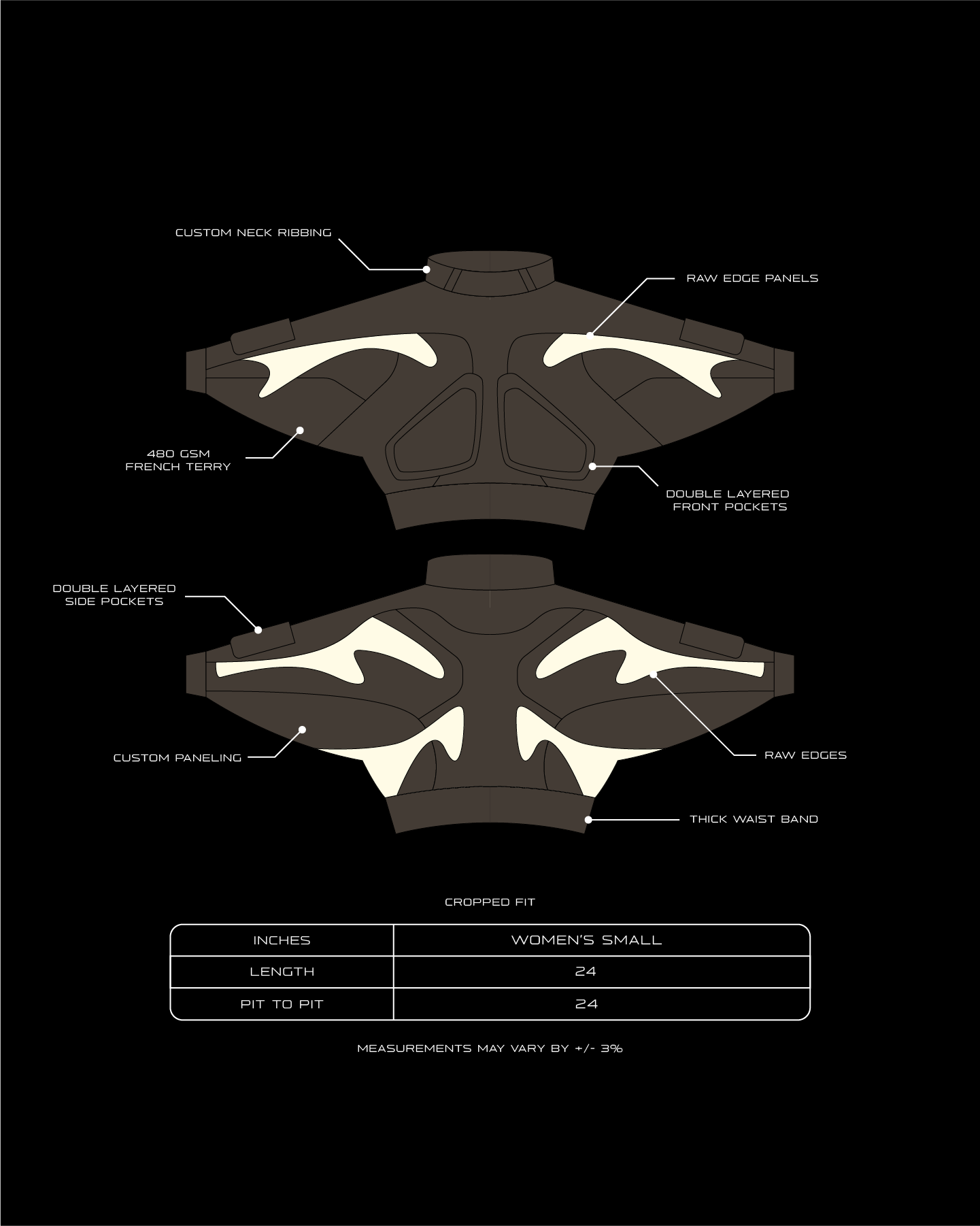 Stalagmite - Bone - Women's Small