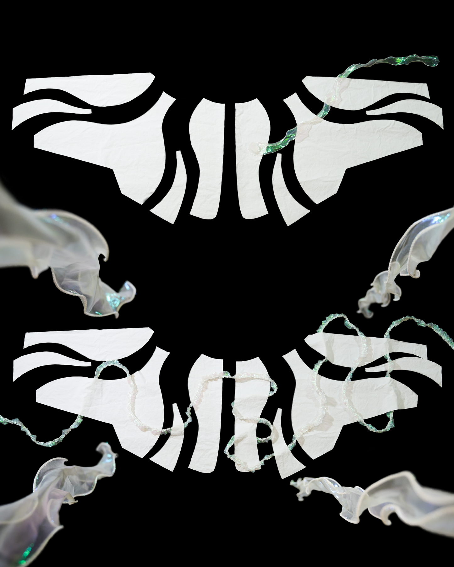 lunar pearl white women's cropped puffer jacket, flat lay