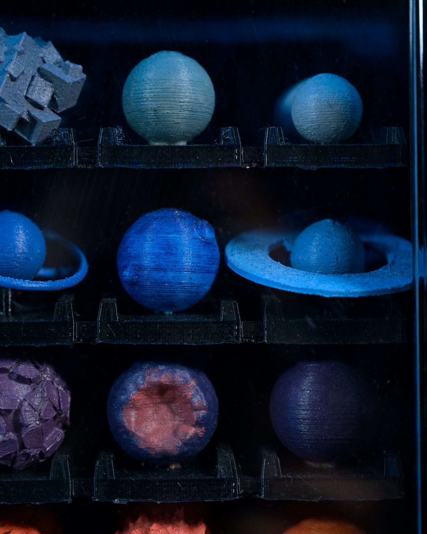 planet vending machine art piece 3D printed backpack, jupiter