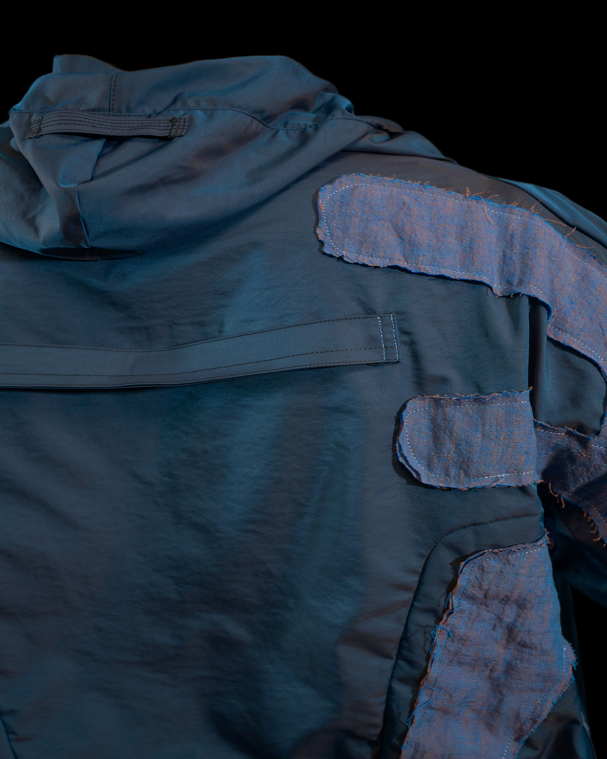 alien extraterrestrial ufo archive clothing experimental jacket, stitching view