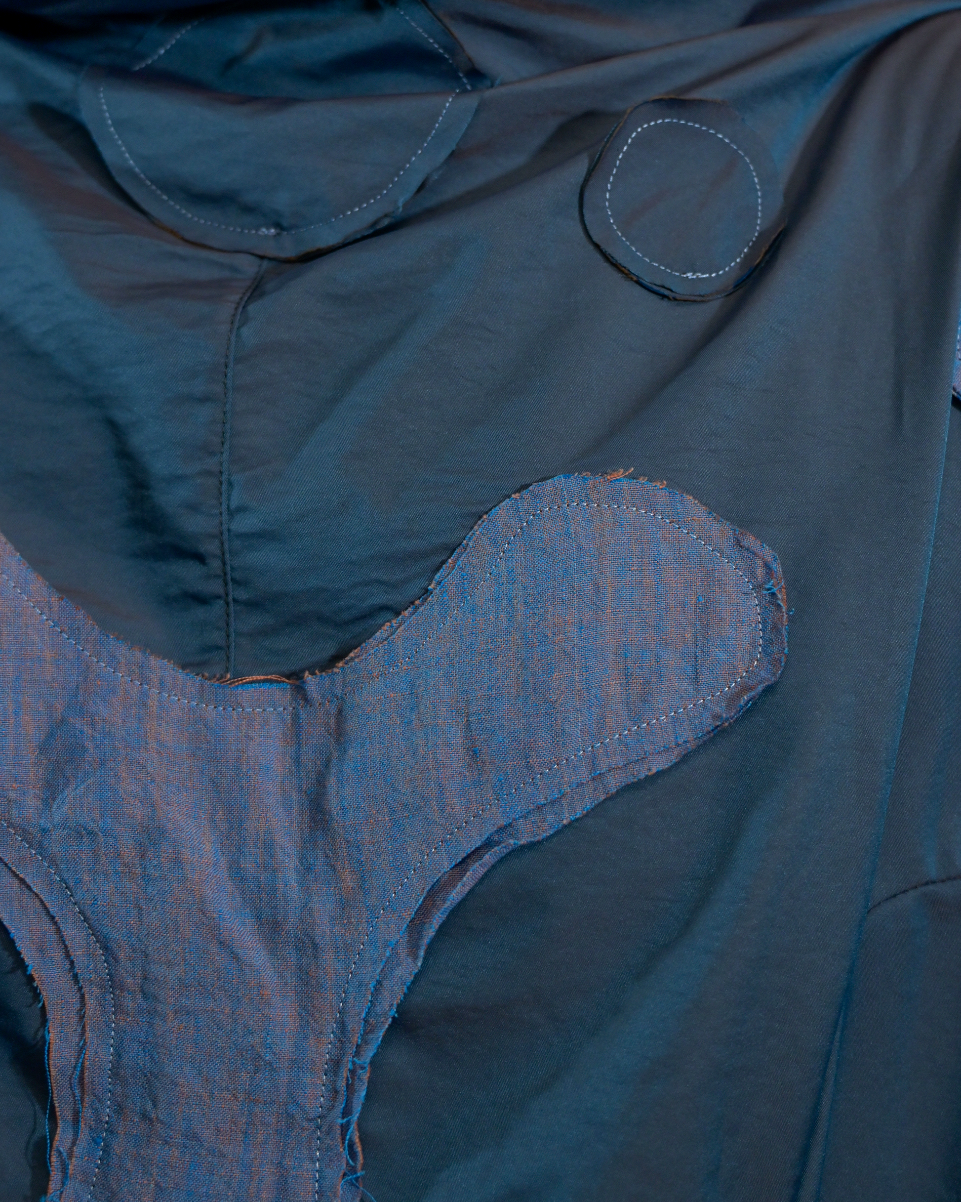 alien extraterrestrial ufo archive clothing experimental jacket, raw edges