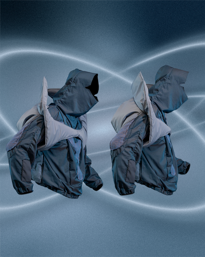 alien extraterrestrial ufo archive clothing experimental jacket, two jackets