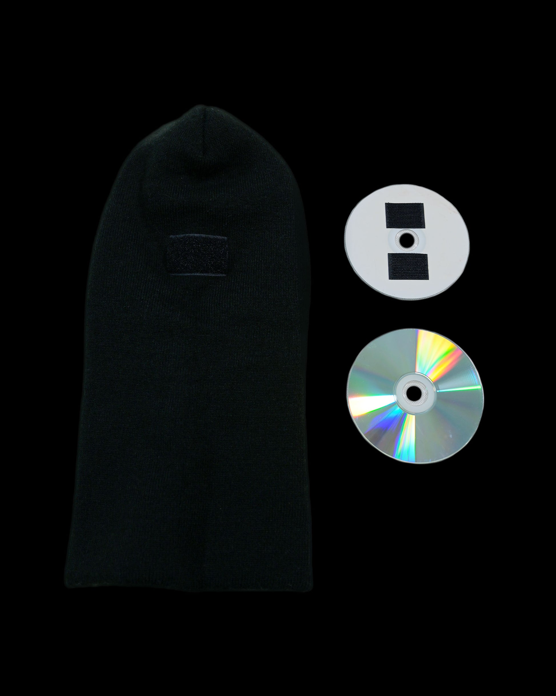 archive fashion science fiction cape cloak, mask view