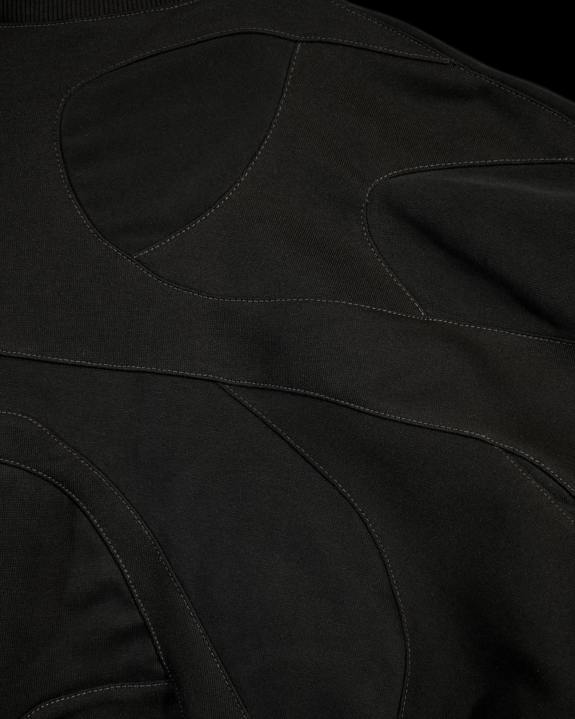 black alien modular archive fashion tee, details