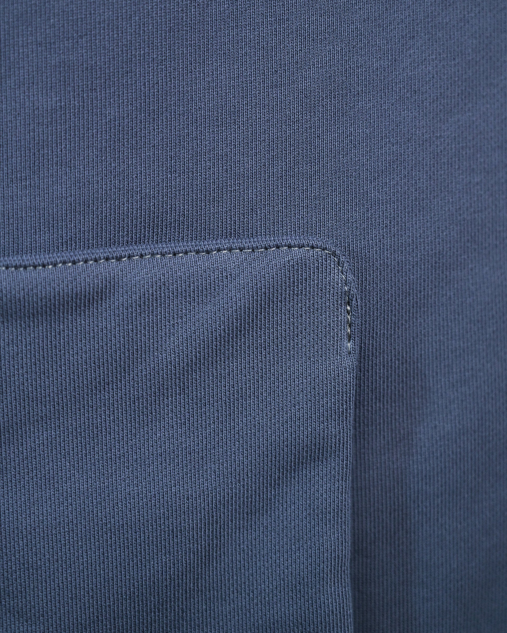 blue galactic space heavyweight blank hoodie, front pocket view