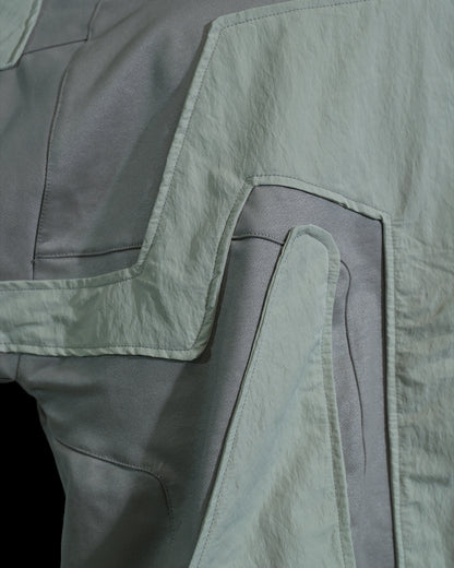 extraterrestrial alien sci-fi clothing hoodie, stitching detail