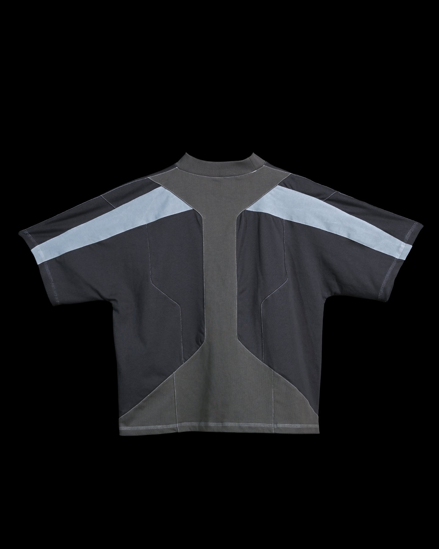 grey dykstraflex android tech core tactical tee, back view