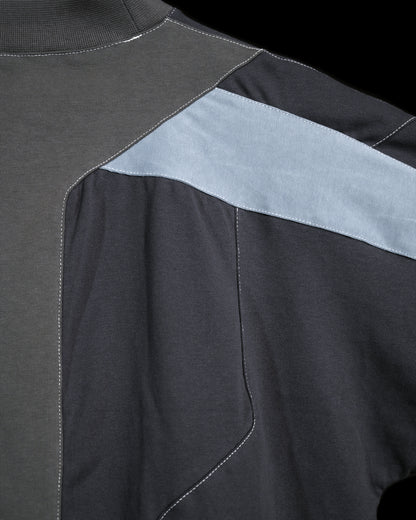 grey dykstraflex android tech core tactical tee, back detail view