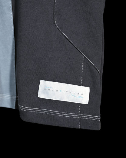 grey dykstraflex android tech core tactical tee, woven tag detail