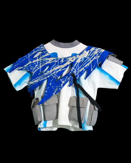 ice planet sci-fi space core cryogenic tee, front view