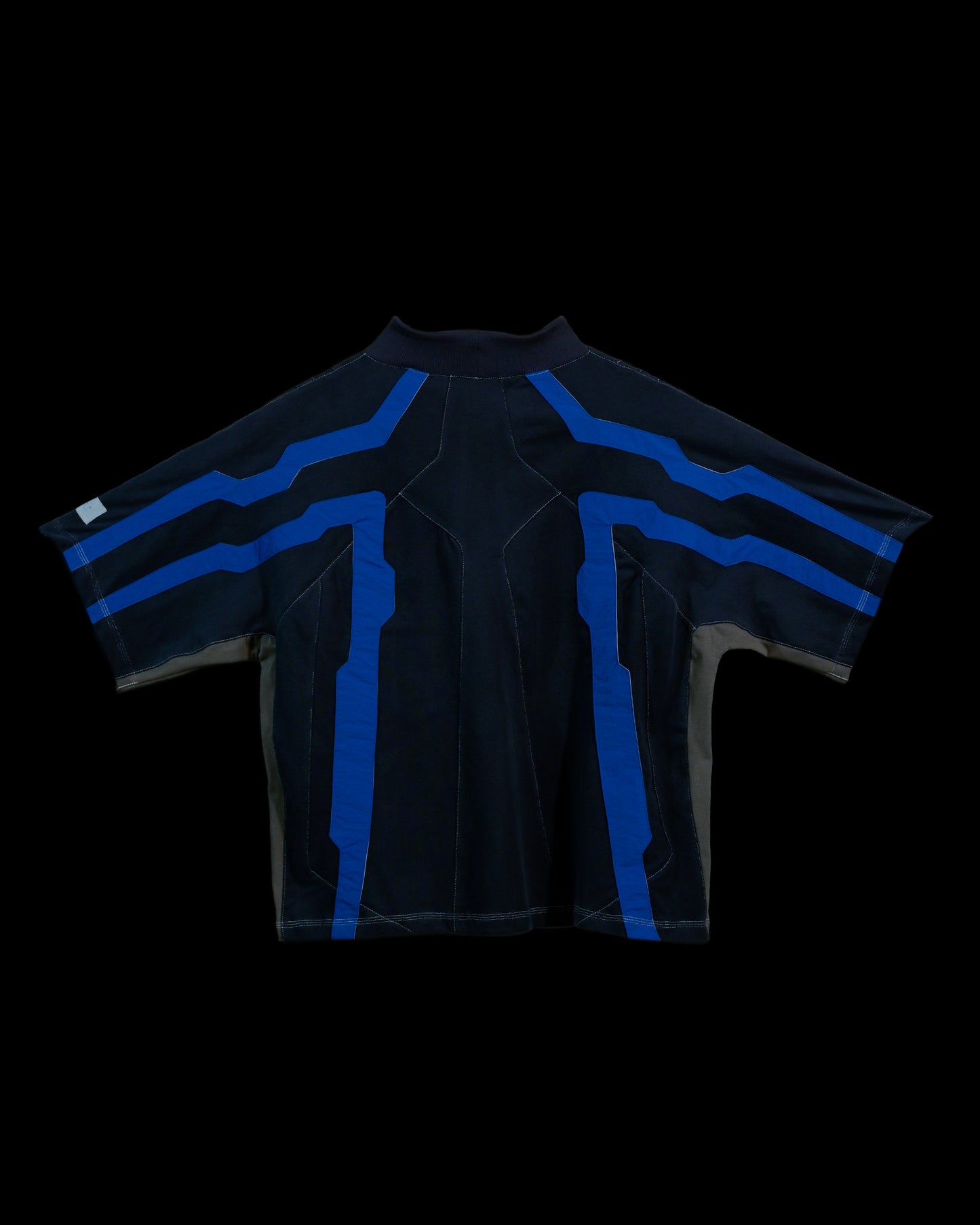 navy sci-fi archive clothing streetwear tee, back view