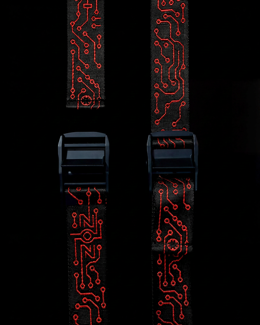 RED GRID BELT
