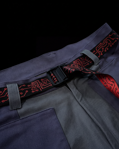 RED GRID BELT