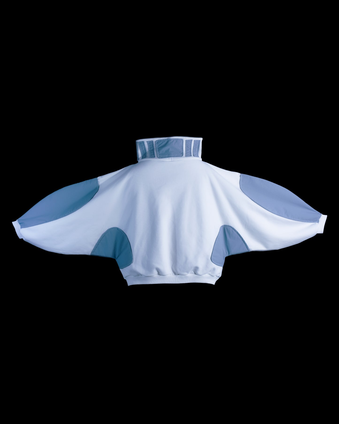white lightspeed archive fashion sweater, back view