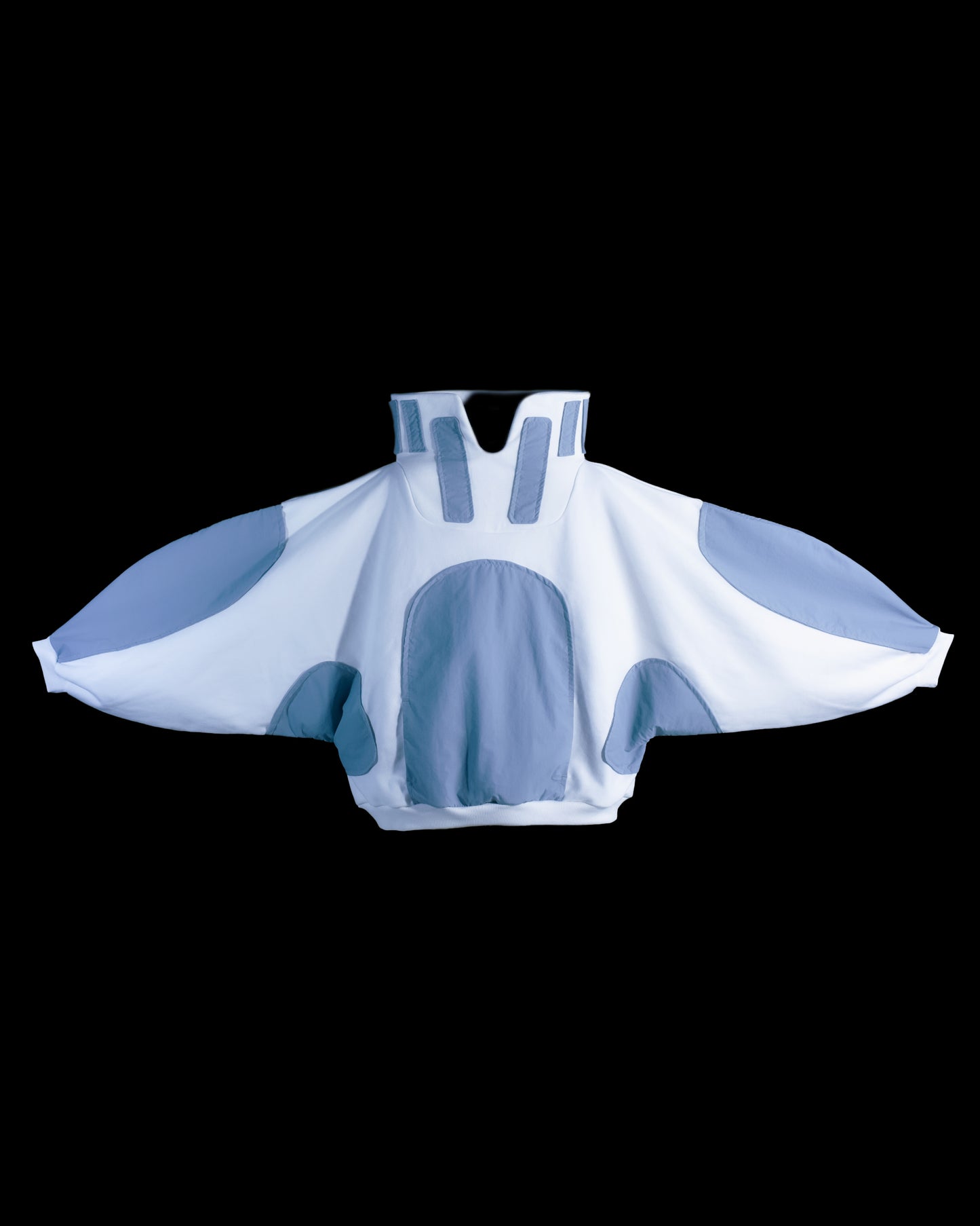 white lightspeed archive fashion sweater, front view
